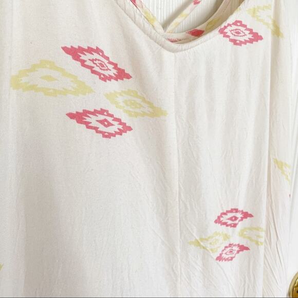 Billabong Sunlit Summer Print Fringe Dress Small - Picture 3 of 6